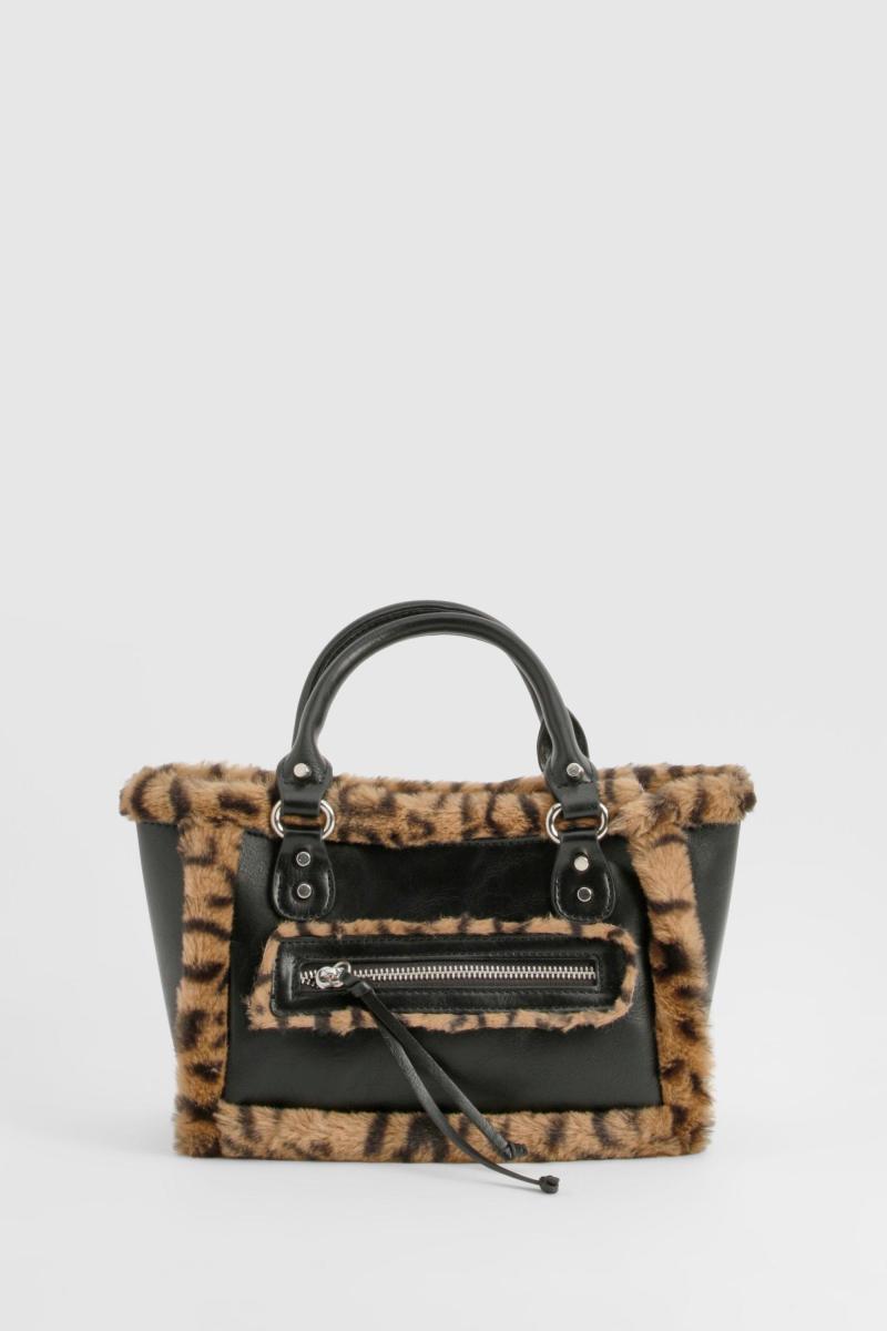 Міні-сумка зі штучним хутром