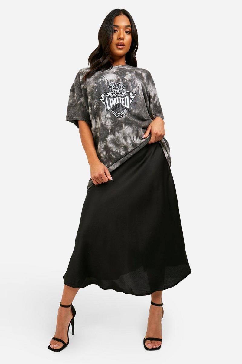 Маленька атласна спідниця Midaxi