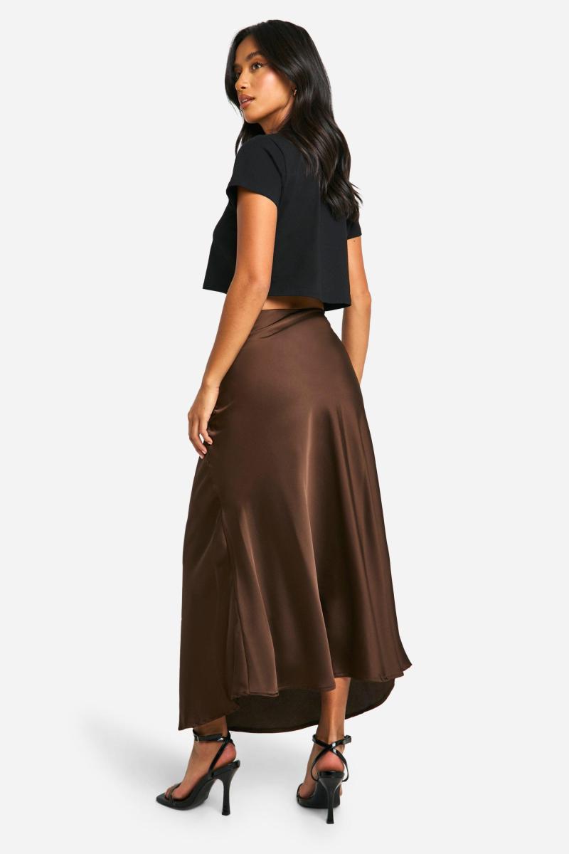 Маленька атласна спідниця Midaxi