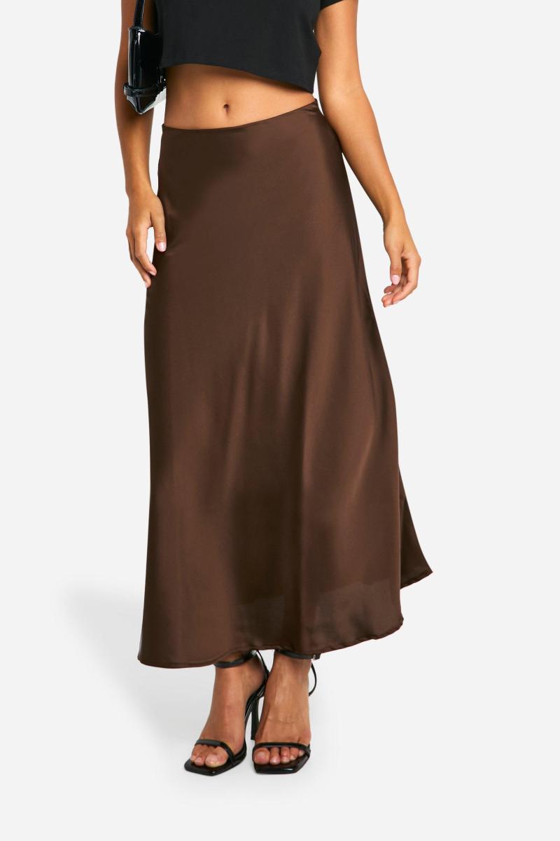 Маленька атласна спідниця Midaxi