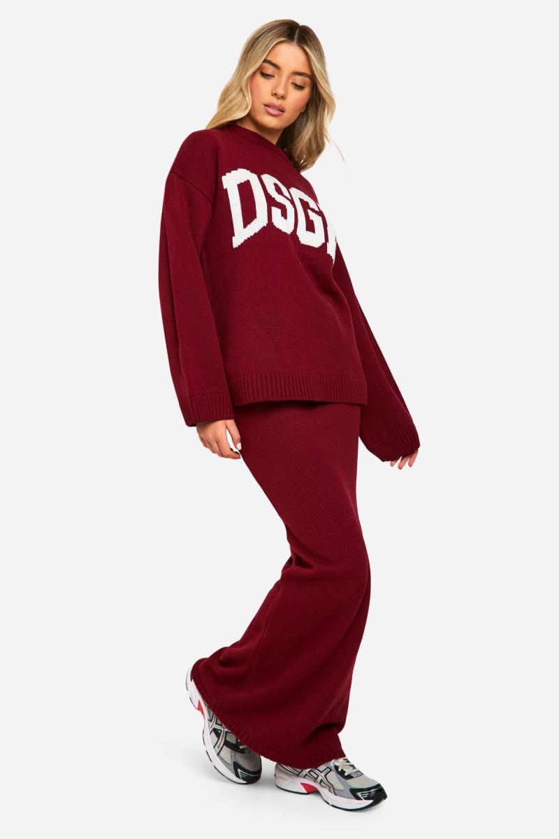 DSGN екіпаж на шиї трикотажний джемпер і максі -набір спідниці