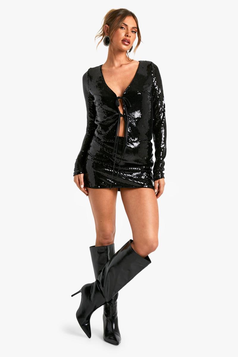 Міні-спідниця з паєтками