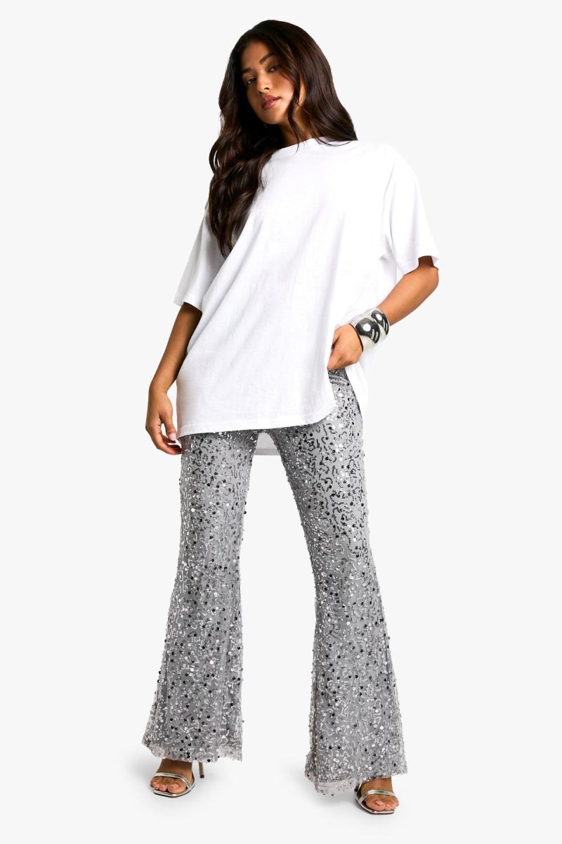 Дрібний кльош з бісеру з паєтками