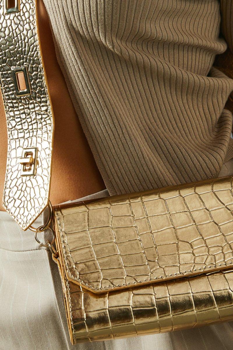 Текстурована сумка для друку Croc