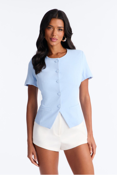 Укорочений блейзер з коротким рукавом