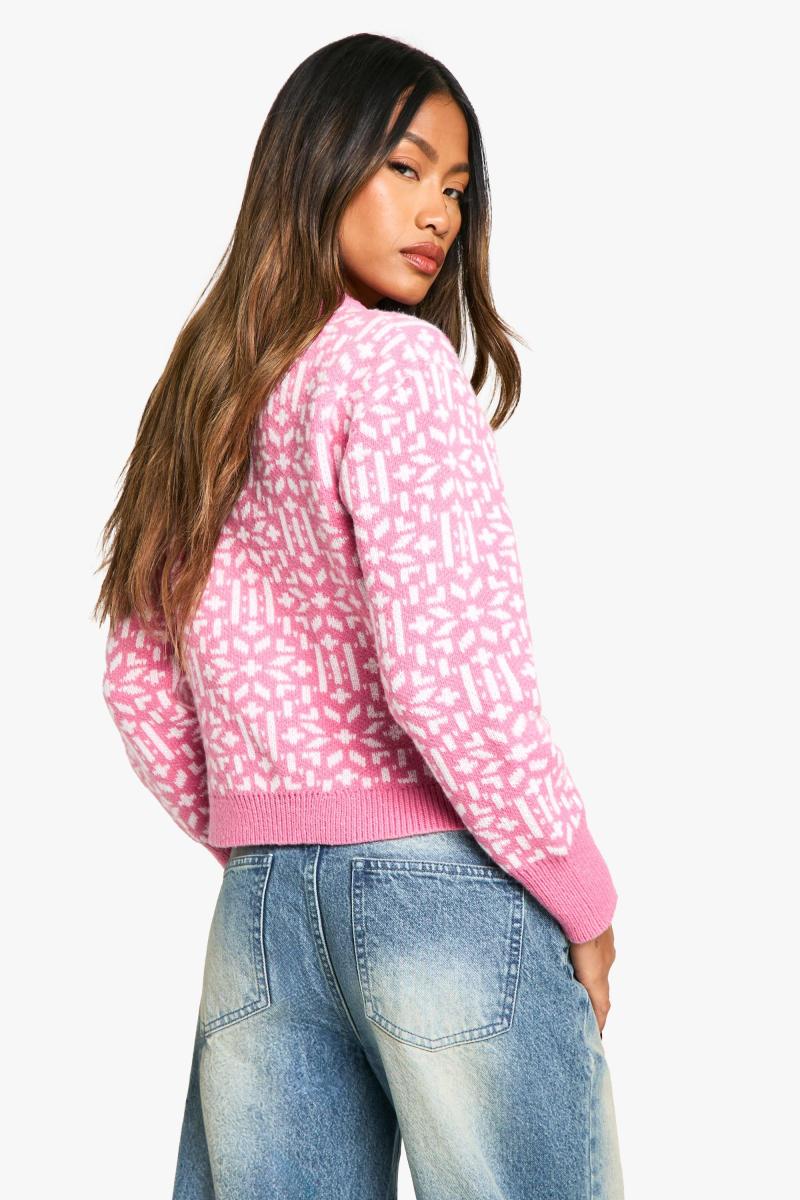 В'язаний різдвяний кардиган преміум-класу Fairisle