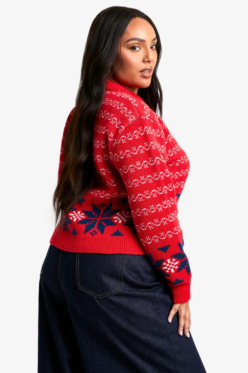 В’язаний різдвяний кардиган преміум-класу Fairisle