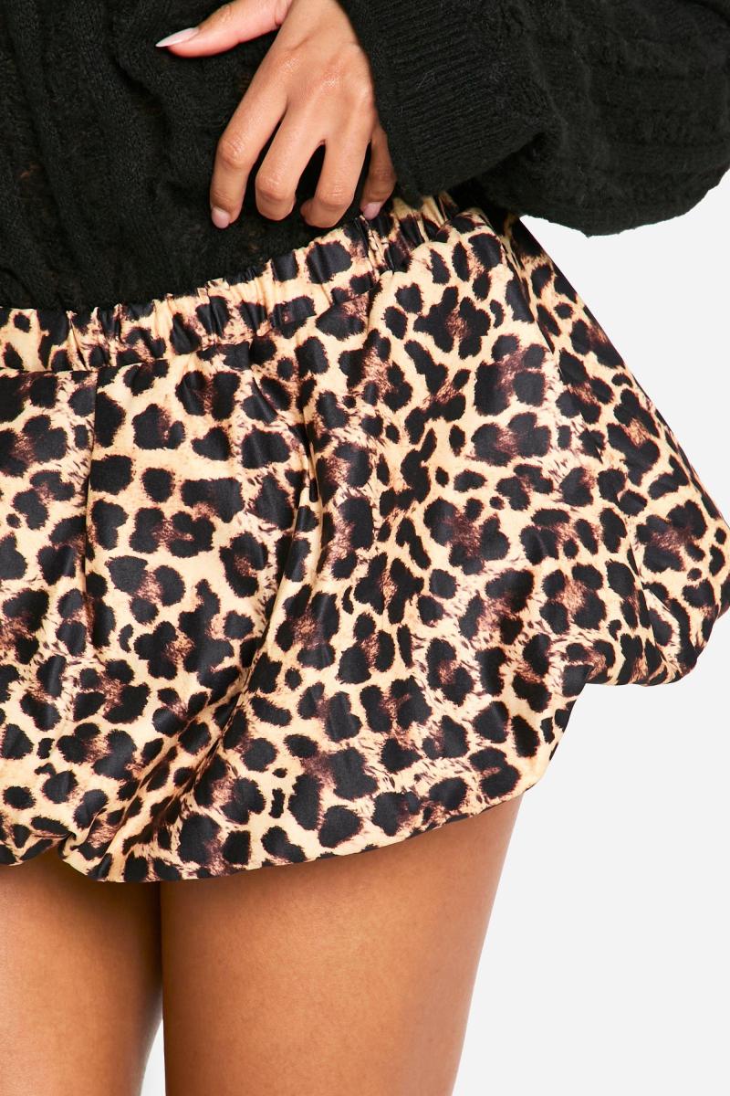 Леопардовий плетений пуховий м'яч