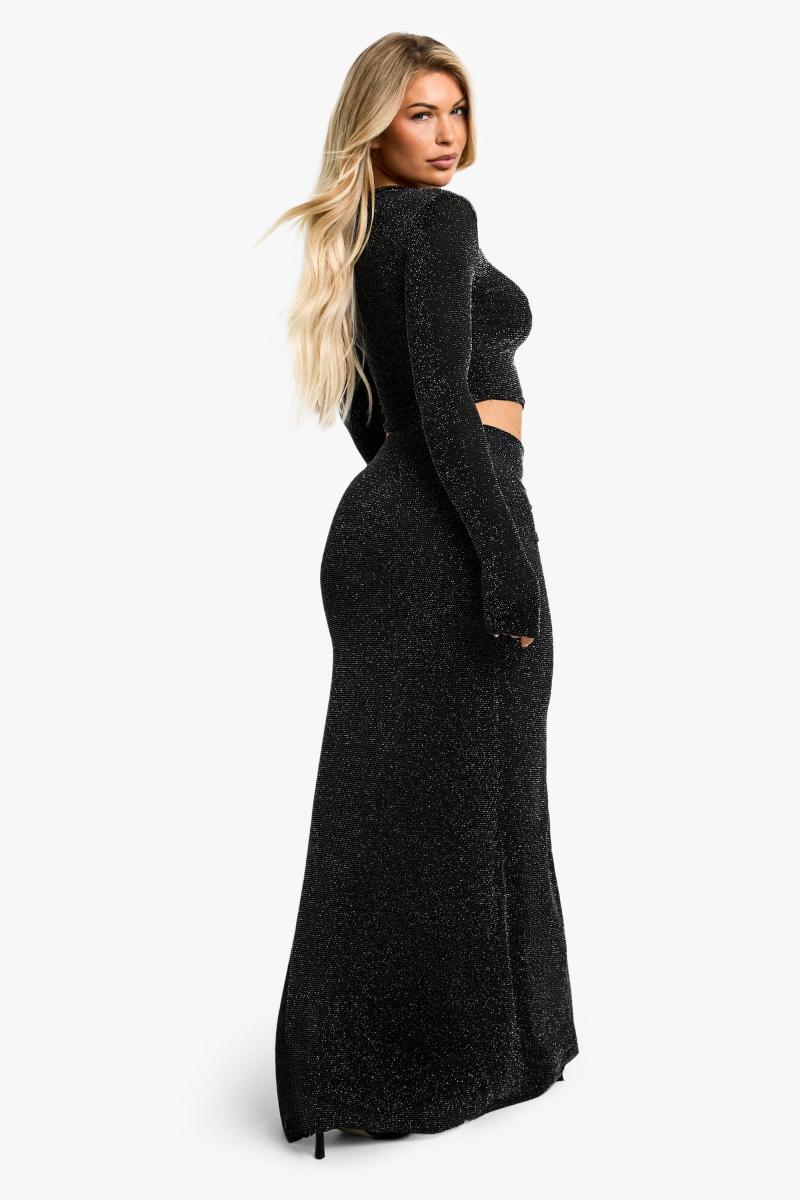 спідниця-максі з блискітками