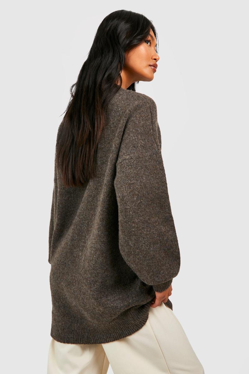 М'який трикотажний довгий джемпер