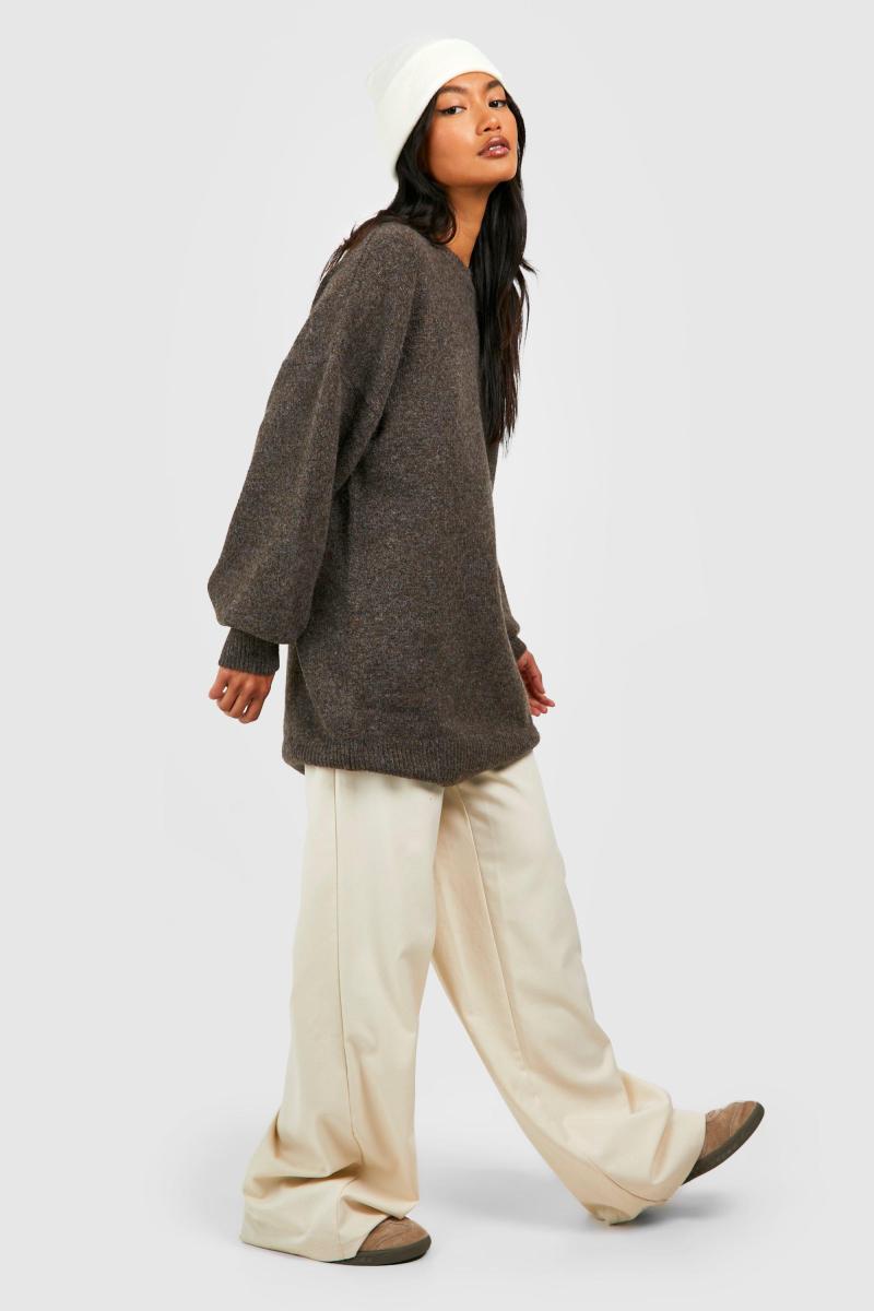 М'який трикотажний довгий джемпер