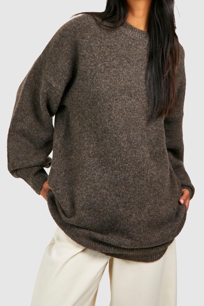 М'який трикотажний довгий джемпер