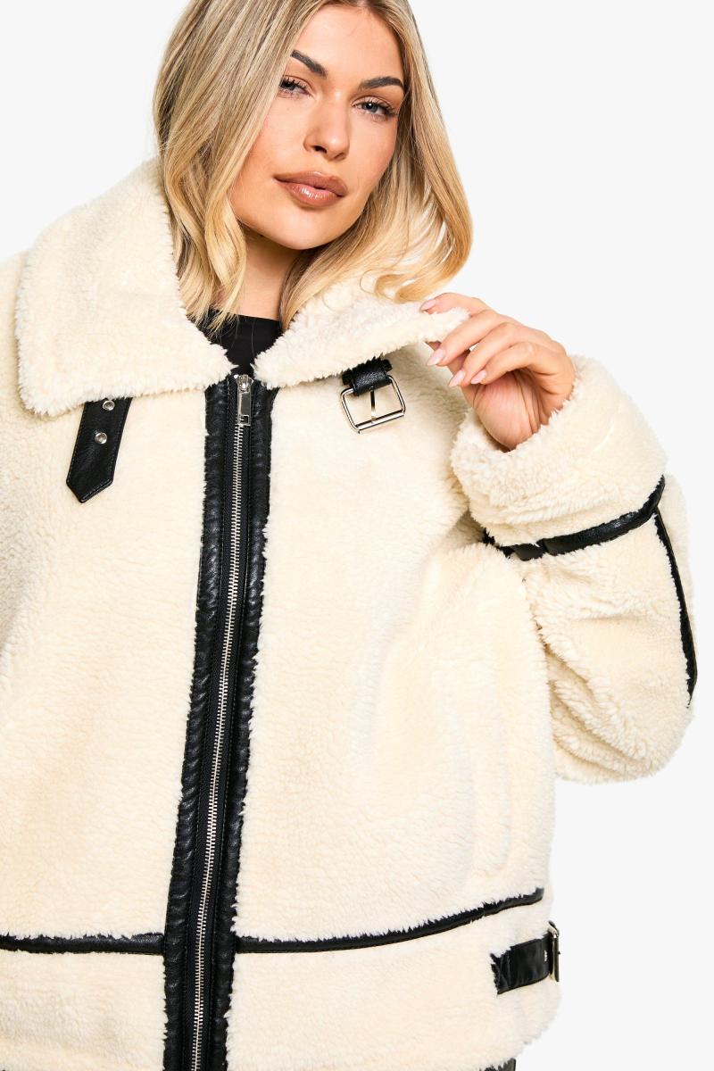 Оверсайз куртка-авіатор Borg