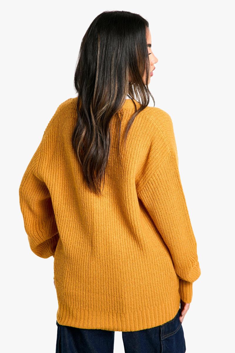 Слухкий м'який в’язаний негабаритний хлопець Кардіган