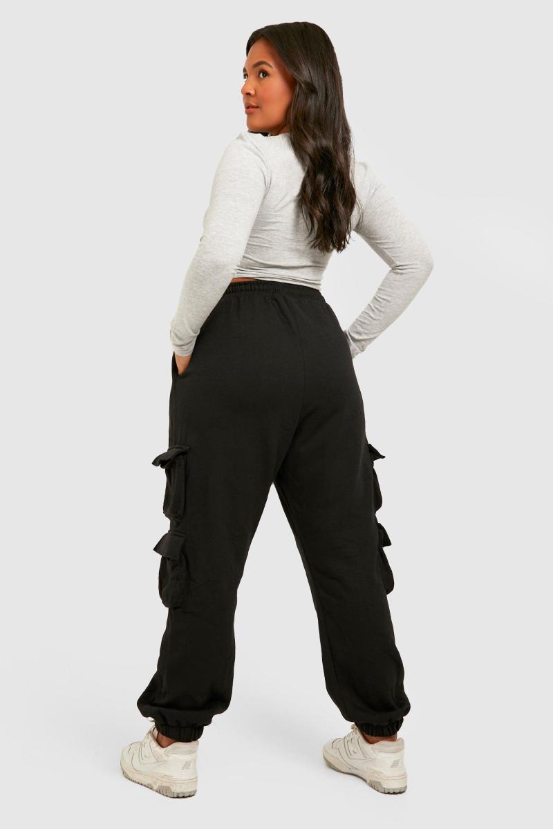 Плюс подвійний кишеньковий джоггер великого розміру