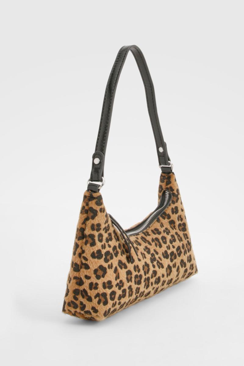 Сумка з текстурою леопарда