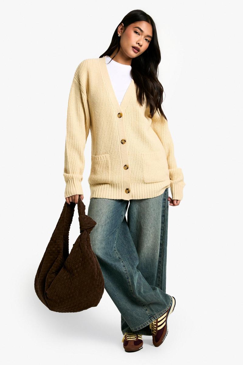 Оверсайз-бойфренд з м’якого в’язання