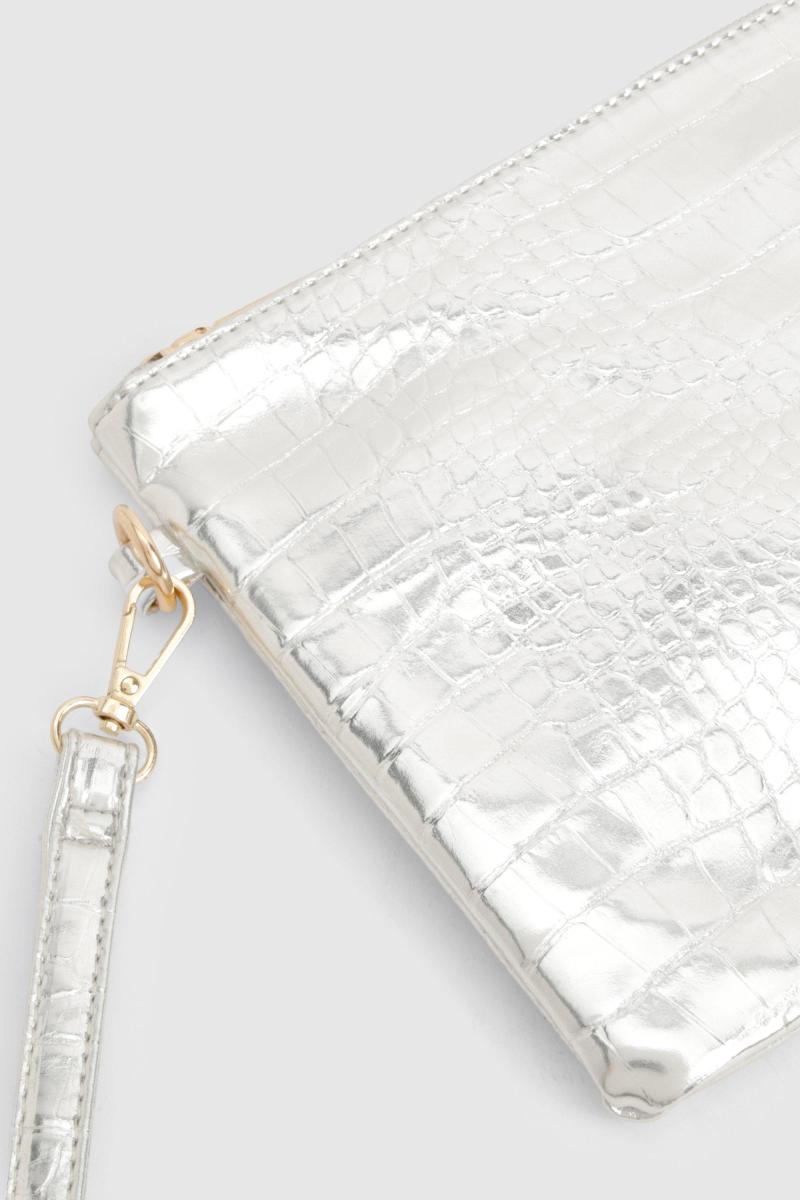 Сумка-клатч Croc на блискавці