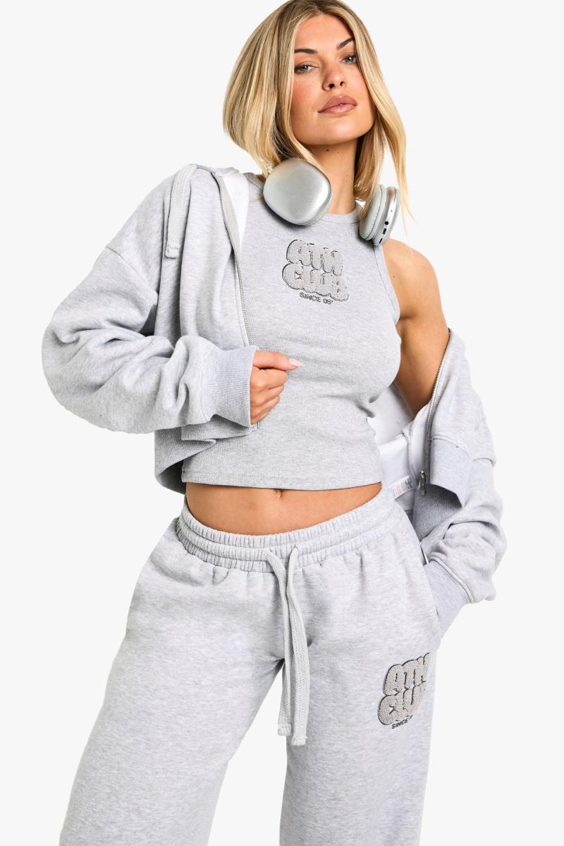 ATH CLUB РУШНИК APPLIQUE STRAIGHT LEG JOGGER