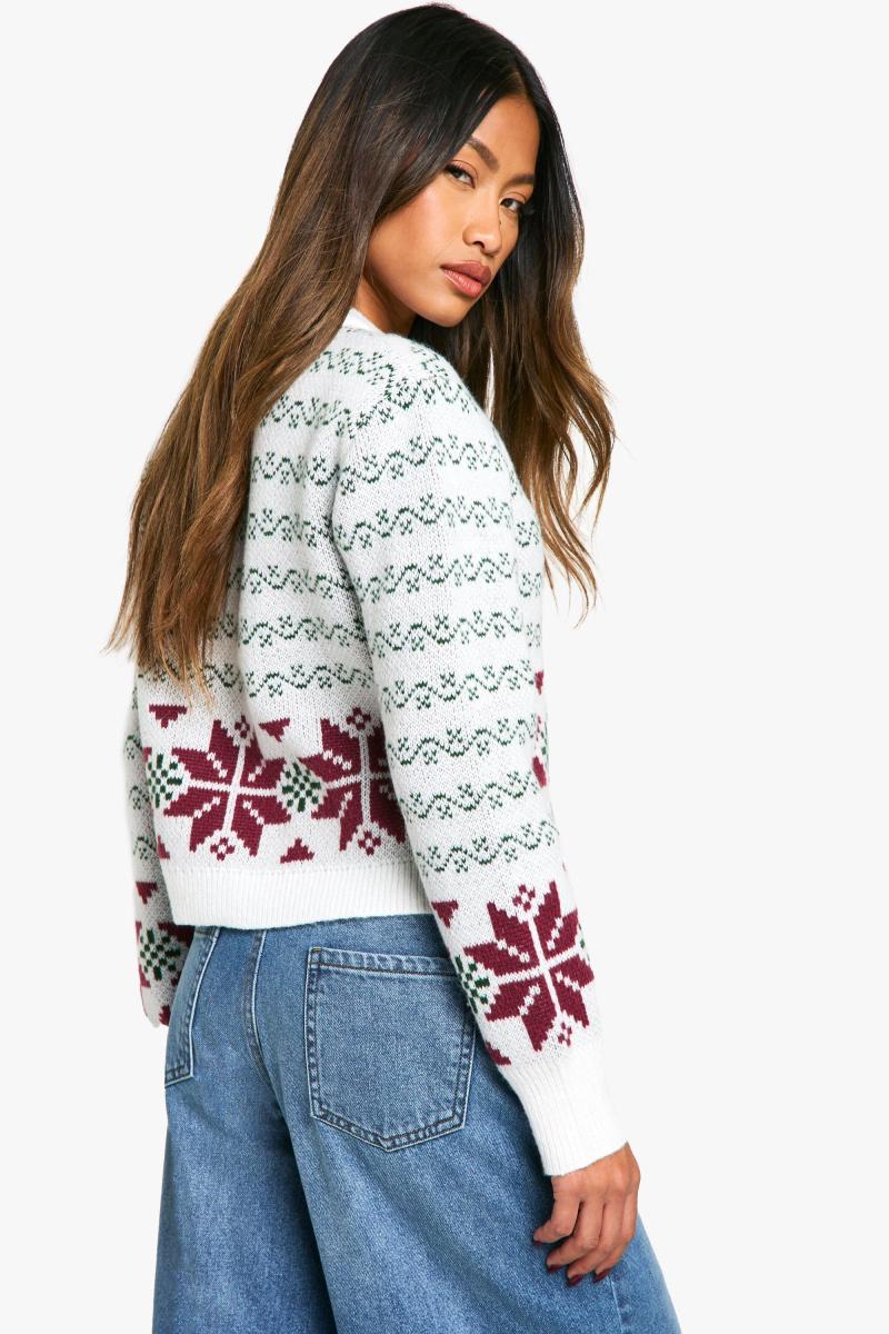 Преміальний в'язаний кардиган Fairisle