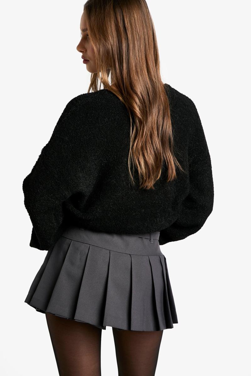 Плісирована спідниця з поясом