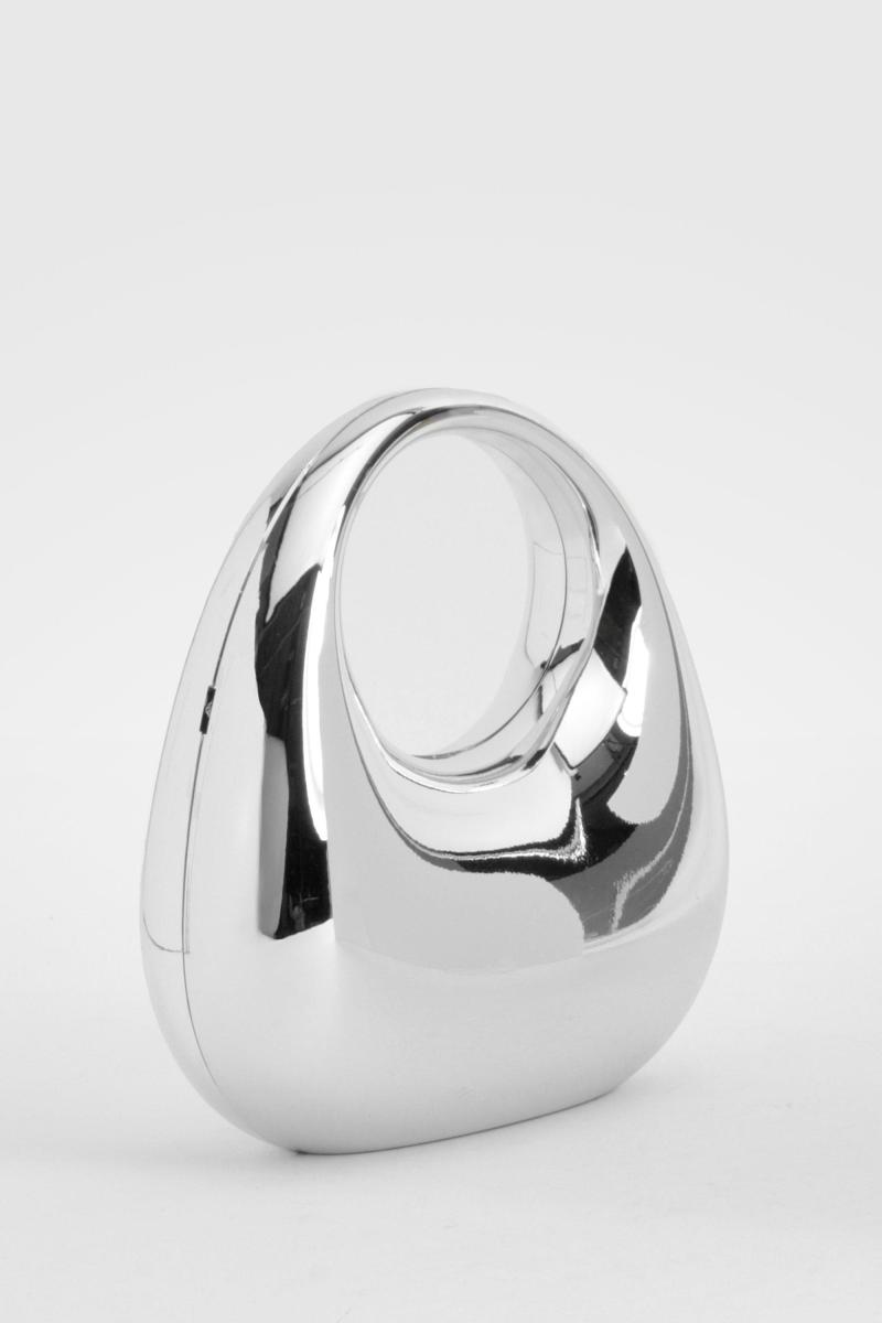 Акрилова сумка з металевим хромом