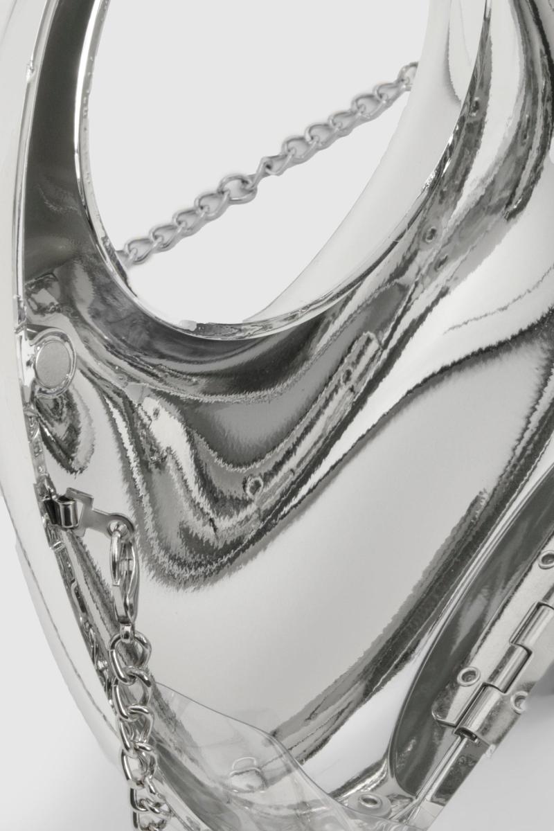 Акрилова сумка з металевим хромом