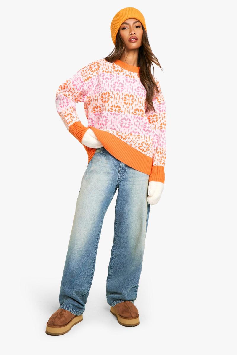 Трикотажний оверсайз-джемпер преміум-класу Fairisle