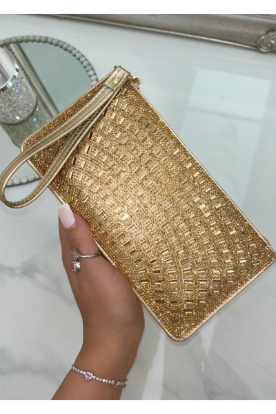 Гаманець-клатч із кришталевим диско-кулькою Гаманець-клатч із кришталевим диско-кулькою